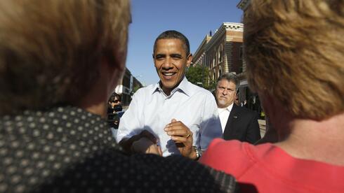 US-Präsident Barack Obama am Dienstag auf Wahlkampftour. Quelle: dapd